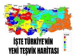 Teşvik Bölgeleri açıklandı